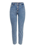 ONLY Damen Jeans ONLEMILY HW ST CR ANK RW BTN MAE06 NOOS