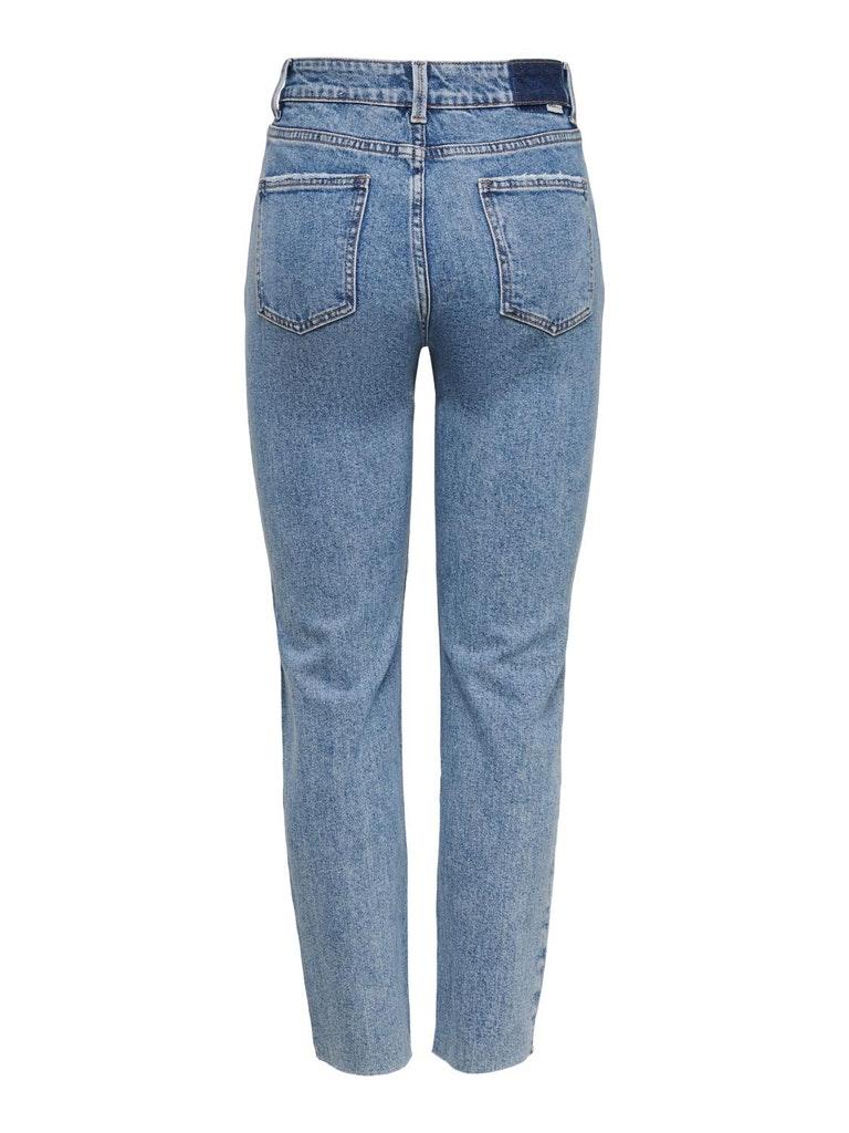 ONLY Damen Jeans ONLEMILY HW ST CR ANK RW BTN MAE06 NOOS