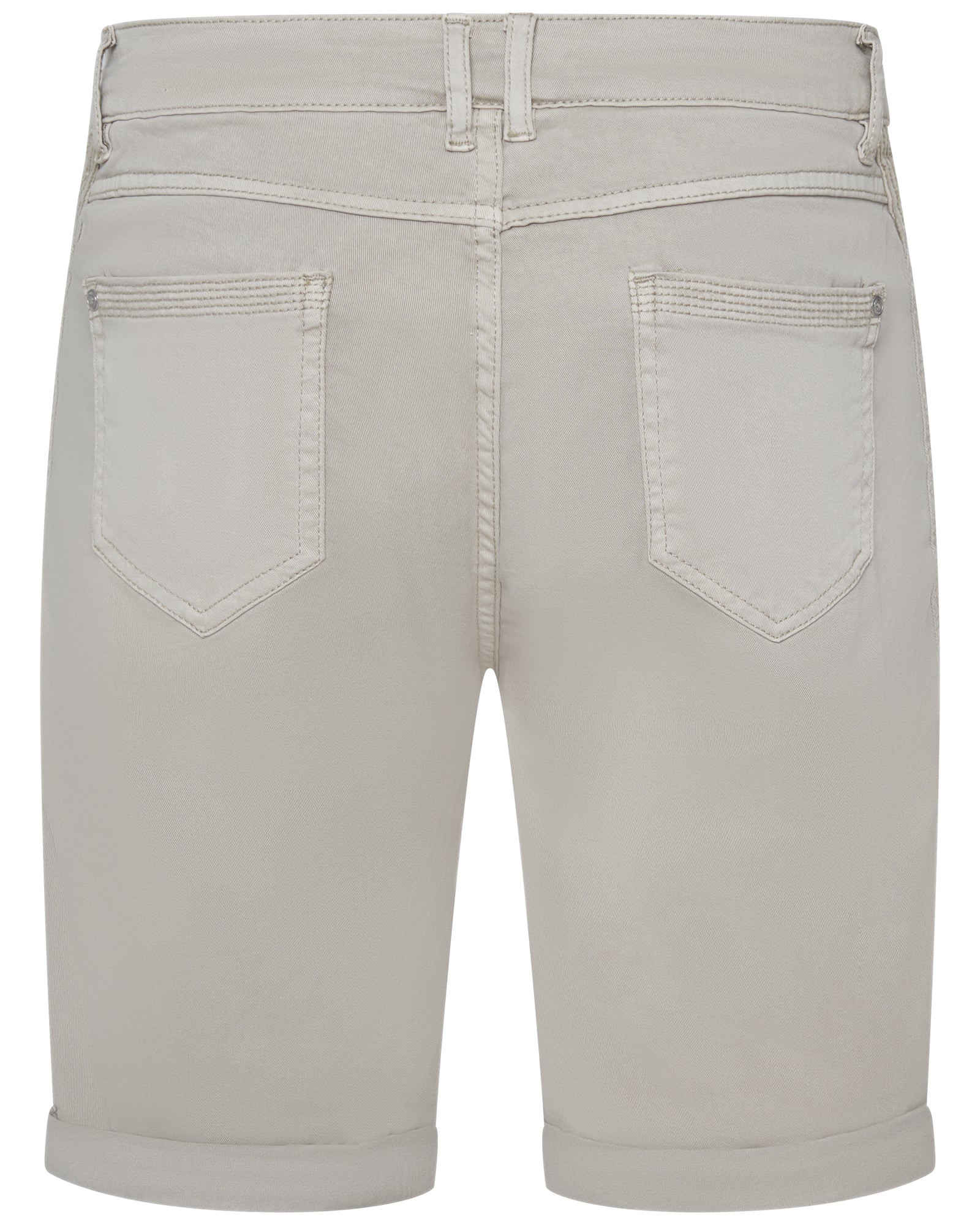 s.Oliver Damen Bermuda Shorts Straight Leg – Sommerhose in Navy, Beige & Weiß