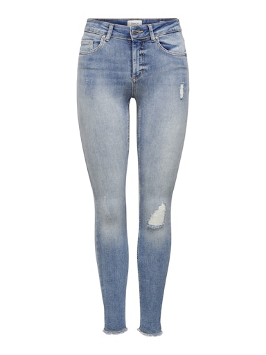 Only Damen Jeans ONLBLUSH MID SK ANK RW REA333NOOS