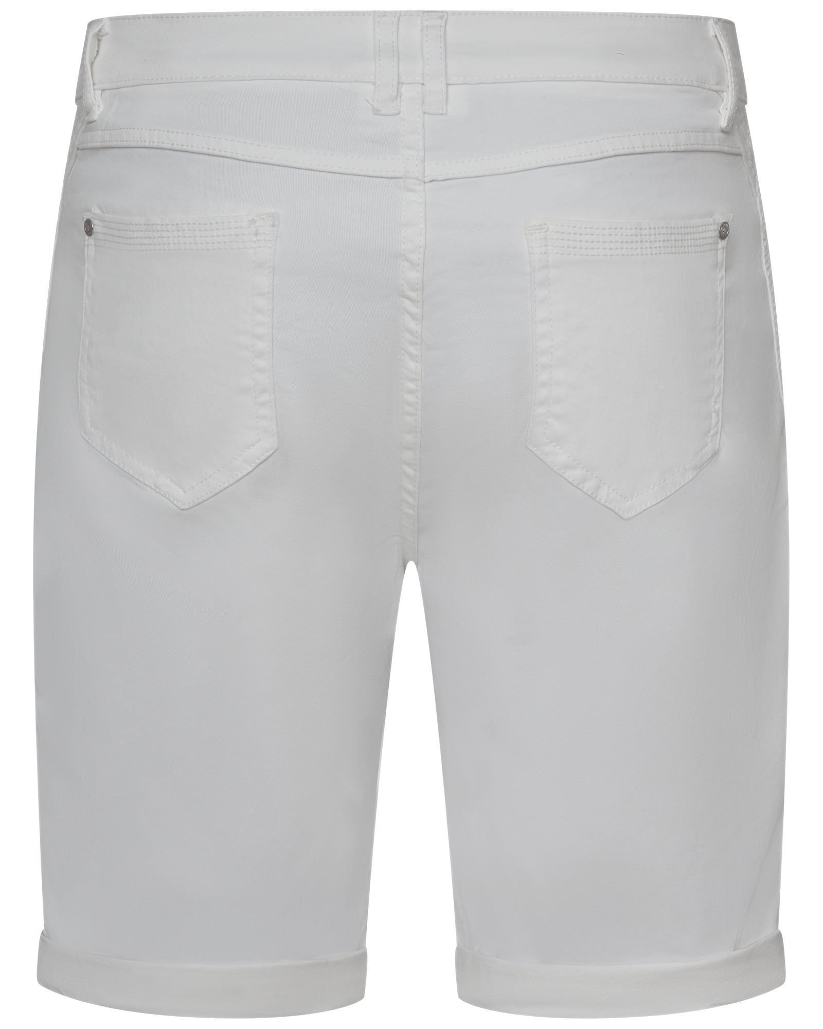 s.Oliver Damen Bermuda Shorts Straight Leg – Sommerhose in Navy, Beige & Weiß